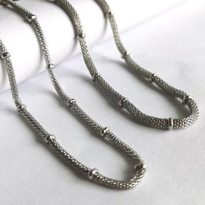 Fashion Stainless Steel Jewelry Gift Design Necklace Bracelet Anklet Decoration Handcraft Design