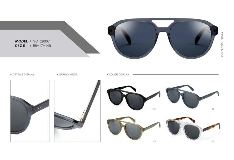 Custom New Design Acetate Women Men Sunglasses 2021 Hot Style Polarized Sunglasses