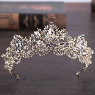 Bridal Wedding Rhinestone Crystal Tiara Crown Royal Princess Tiara Crown Silver Tiara Hair Accessories