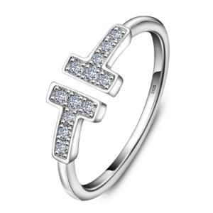 Fashion Brand New H Ring in 925 Sterling Silver