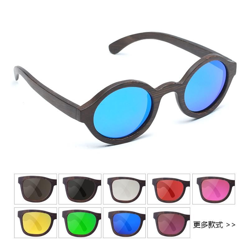 Custom Logo Tac Polarized Lens Ce Bamboo Wooden Designer Sunglasses