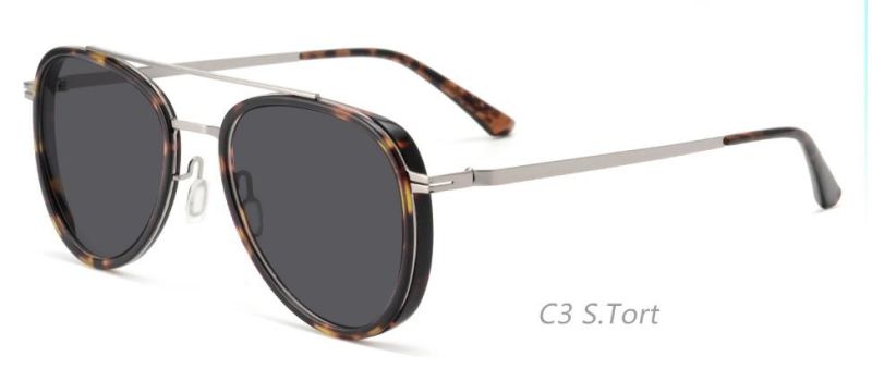 UV Protection Coating Polarized Lens Sunglasses for Men/Women; Vintage/Classic/Elegant Light Frame; HD Pilot Lenses; Golf/Driving/Fishing