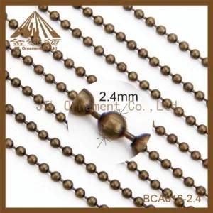 Factory Direct Sale Cheaper Ball Chain Antique Brass Ball Chain