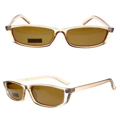 Flat Frame Custom Plastic Fashion Sunglasses