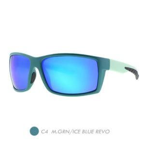 PC Polarized Sports Sunglasses, Plastic Square Frame Sp9003-04