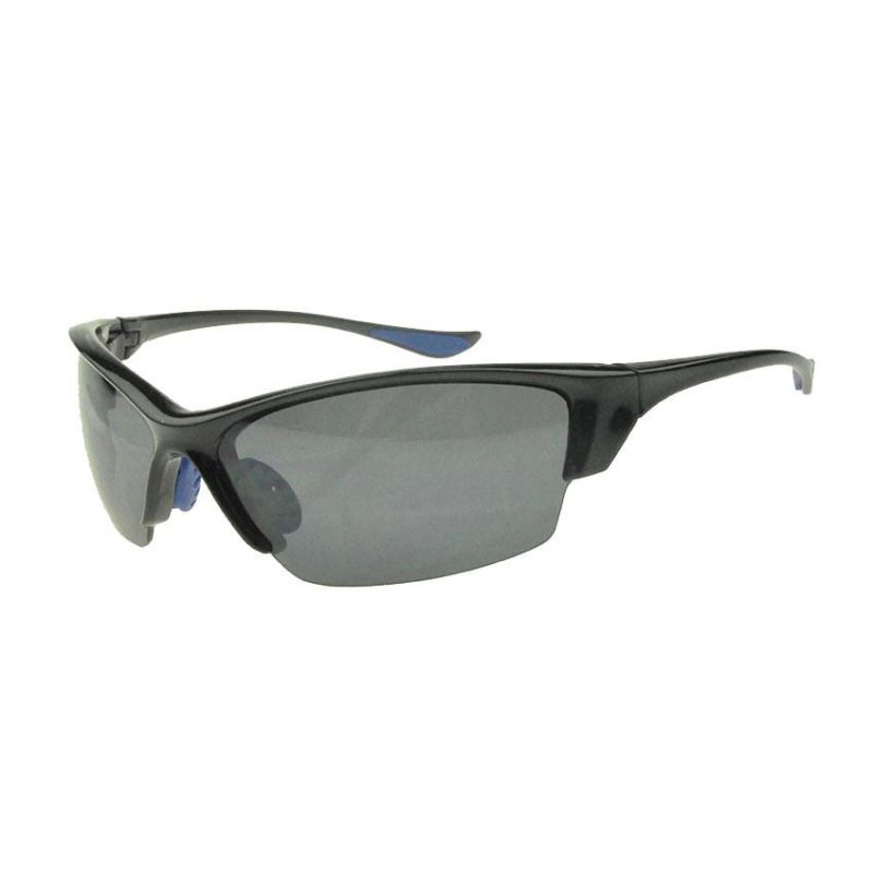 Male Sunglasses Black Half Frame Sports Sunglasses