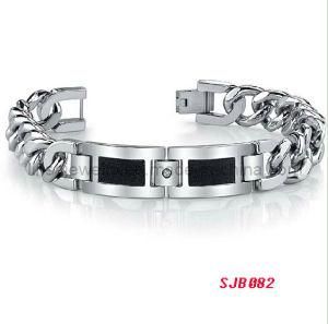 Hot Sale Fashion Men&prime;s 316L Stainless Steel Bracelet (SJB082)