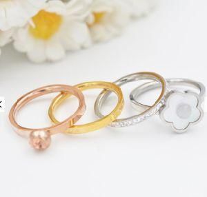 New Design Fashion Simple 316L Stainless Steel Rings