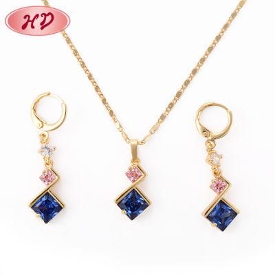 Women Fashion Gold Plated Necklace Jewelry Chain Sets