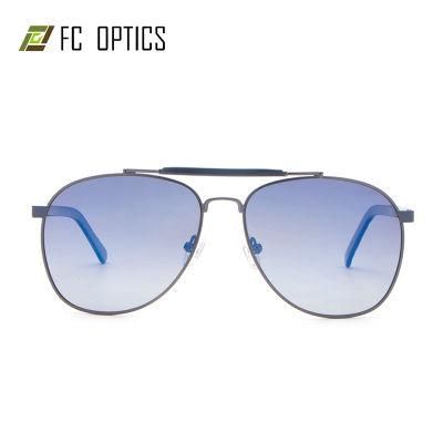 Wenzhou FC Metal Temple High Quality Wholesale Designer Eye Wear Cheap Retro Round Rim Frame Car Sunglasses