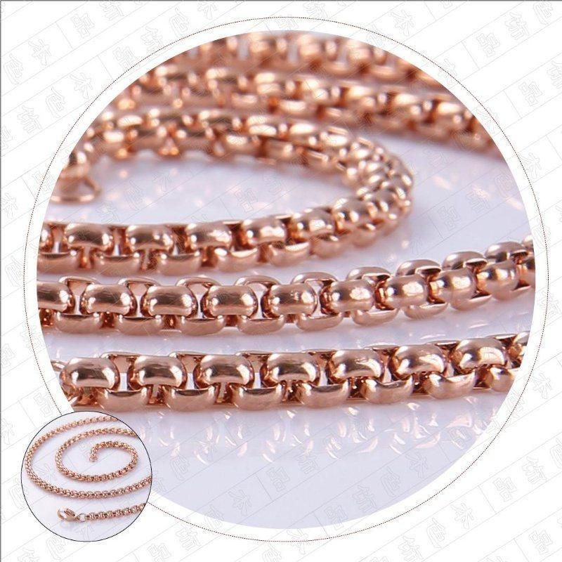 Stainless Steel Necklace Chain Square Belcher Chain Fashion Jewelry