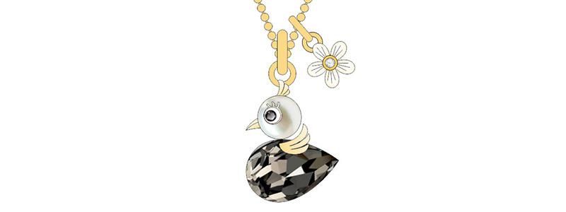 China Custom Designed Black Diamond Duck Pattern