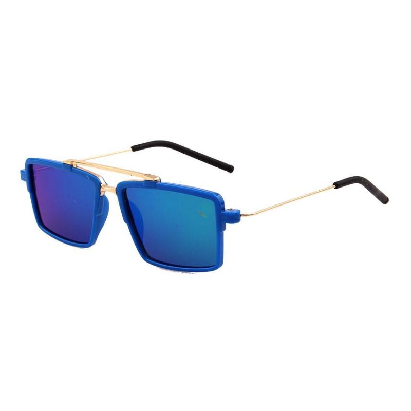 Sunglasses Blue Plastic Square Fashion Sunglasses