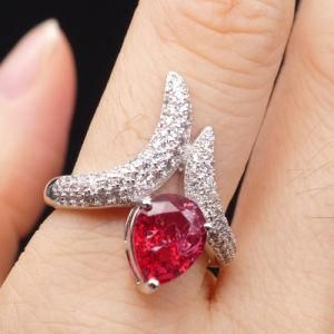 Fashion Jewelry CZ Ring Gemstone Ring Wedding Ring Jewelry Finger Ring for Women