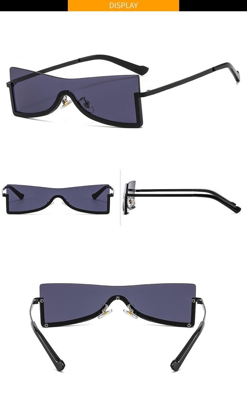 2022 New Style Cat Eye Personality Ladies Metal Sunglasses