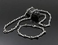 Stainless Steel Men&prime;s Chains Necklace Set