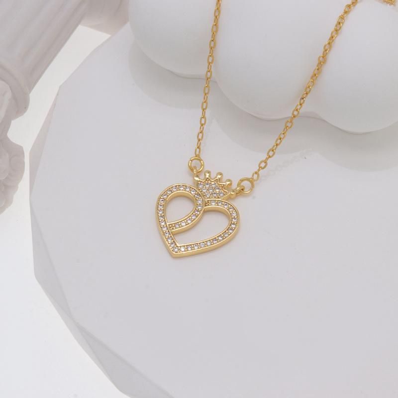 Wholesale New Heart Shape Ladies Necklace Fashion Jewelry Necklace