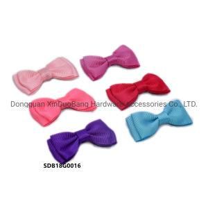 Mini Grosgrain Ribbon Bowknot Hair Clip Fashion Hair Grip