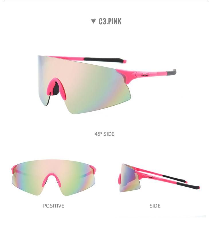 Custom Logo 2021 Summer Fashion Outdoor Man Big Frame Polarized Sports Sunglasses