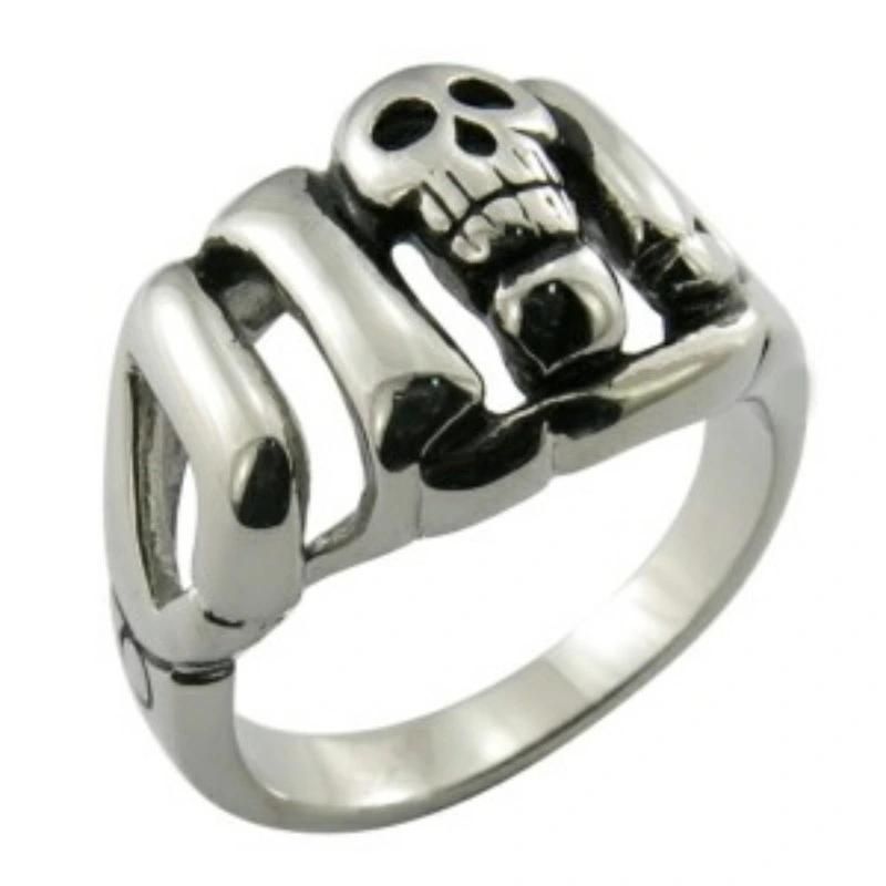 Hollow-out Ring Stainless Steel Ring