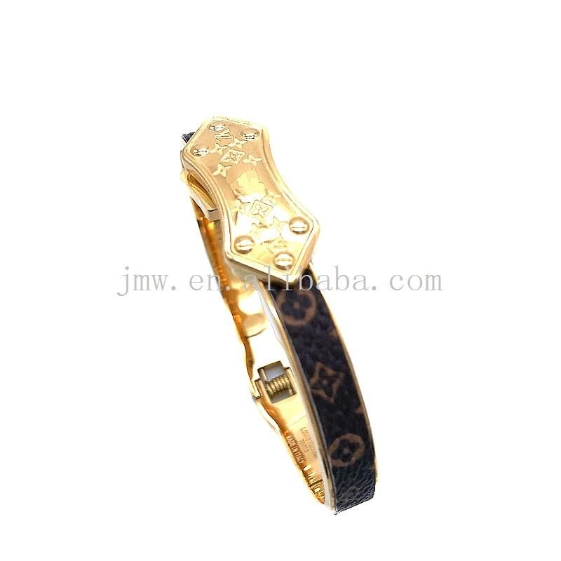 European Fashion Simple Bracelet Retro Speed 18K Gold Plated Bracelet Temperament Jewelry for Women