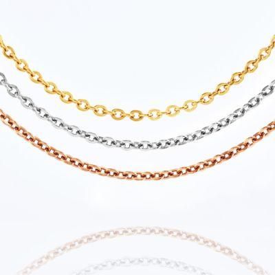 Fashion Jewelry Stainless Steel Gold Plated Lady Necklace Anklet Bracelet Layering Jewellery High Quality