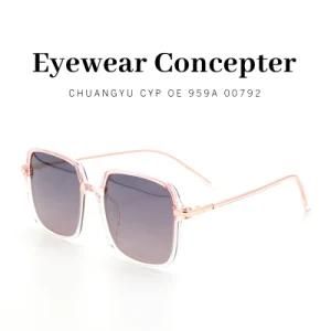 New Fashion Vintage Plastic Sunglasses, Ladies Squre Sunglass