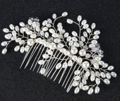 Bridal Pearl Hair Clip Hair Vines Hair Comb. Wedding Hair Clip Hair Comb