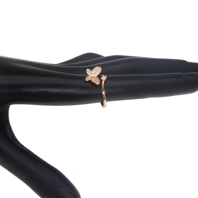 New Fashion Jewelry CZ Zircon Butterfly Ladies Ring