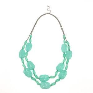 Shapped Acrylic Beads Necklace