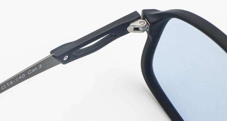 P0068 Hollow Temple Design Stock Polarized Men Sunglasses