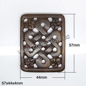 Carved Chinese Pendants, Brown Jade Charms Pendant for Necklace