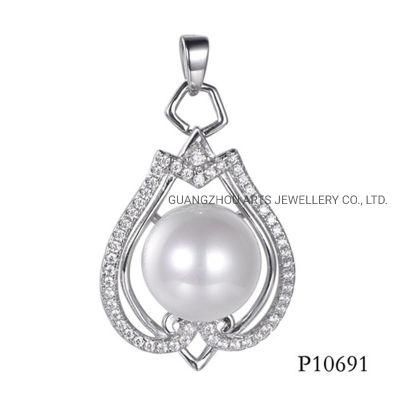 High Quality Fashion Silver with White Shell Pearl Pendant