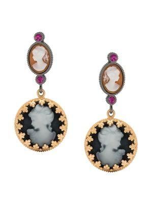 Fashion Vintage Human Head Earrings Jewelry