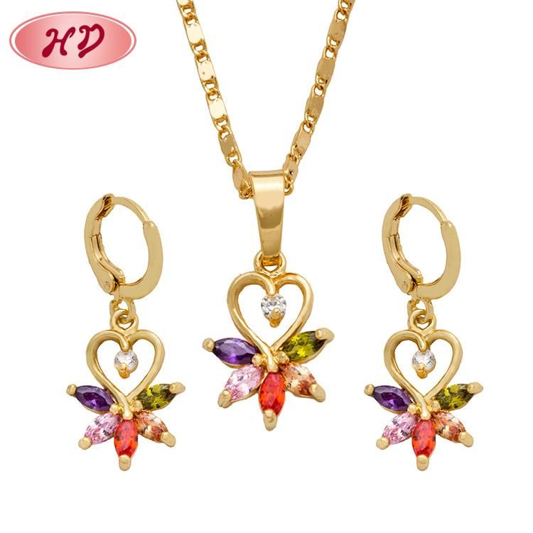 HD Custom Jewelry China 2018 Imitation Jewellery Korean Jewelry Set for Women in Dubai