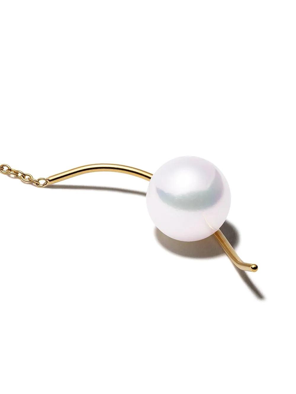 Fashionable and Elegant Crisscross Set Pearl Earrings Jewelry