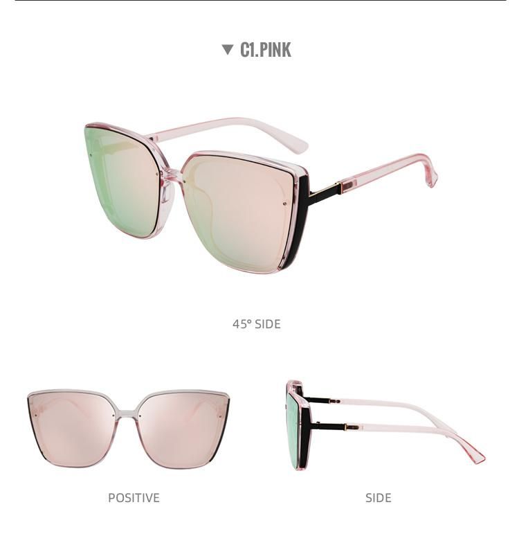2022 Hot Sell Summer Vintage Luxury Sun Glasses Women Cat Eye Sunglasses