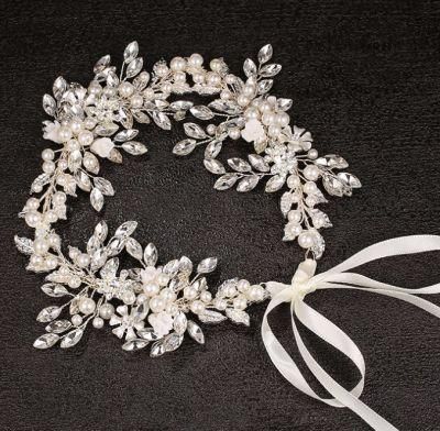 Silver Crystal Elegant Headband. Wedding Bridal Elegant Crystal Headband Hair Comb Hair Vines Headpiece Hair Accessories