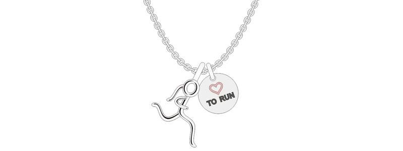 Custom Curve Silver Athletic Girl Jewelry Set for Women