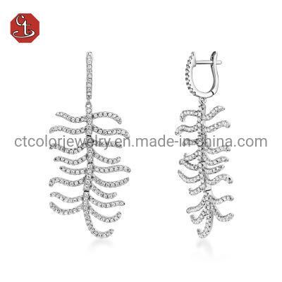 Fashion accessories special style Earring Fashion jewelry silver rhodium Earrings