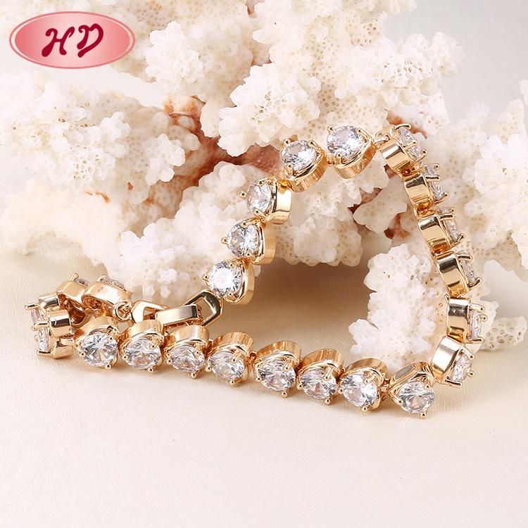 Hot Sale Jewelry Fashion Rose Gold Plated Bracelet for Girls