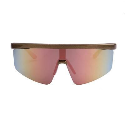One PCS Pink Mirror UV400 Sport Sunglasses
