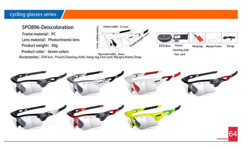 Hot Selling Cycling Bike Sunglasses Fashion Sport Glasses Wholesale Men Women Bike Eyeglass