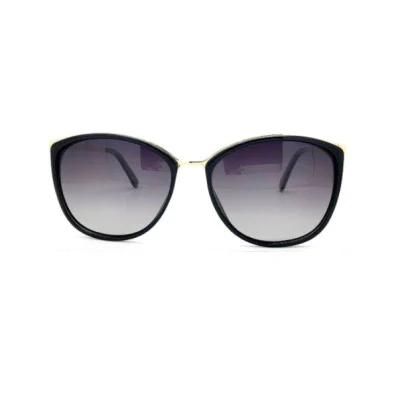 Fast Delivery Metal Bridge Fashion Cat Eye Acetate Sunglasses