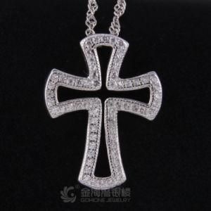 New 925 Sterling Silver Jewelry Cross Pendant