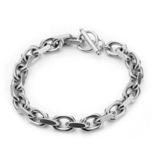 Simple New Stainless Steel Jewelry Fashion Silver Bracelet