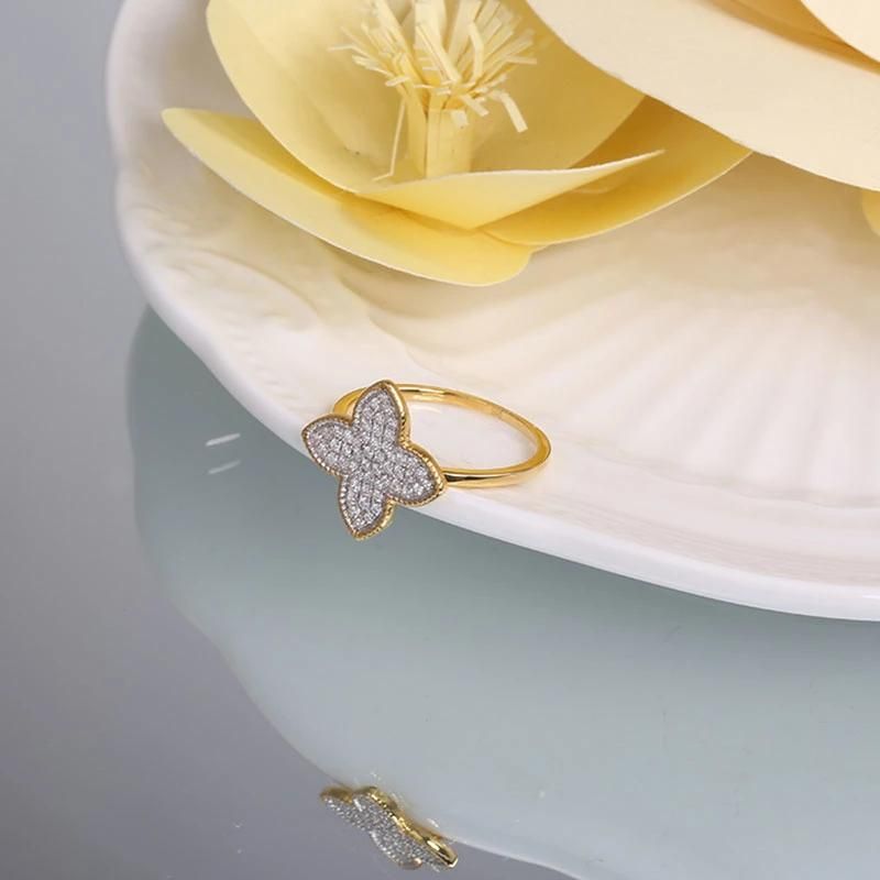 Fashion Accessories AAA Shining Diamond Cubic Zirconia Moissanite Fashion Jewelry Luxury Jewellery Elegant Ring