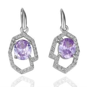 CZ Stone Jewelry Drop Earring E077