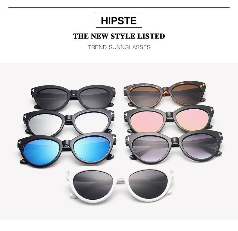 New Retro Round Frame Sunglasses T-Shaped Trend Sunglasses