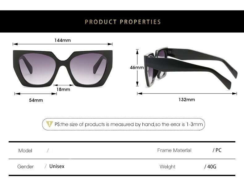 Hot Sale Trendy Sunglasses Oversize Sunglasses for Women Sunglasses
